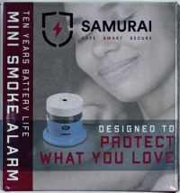 Picture of Three61 Recalls Samurai Mini Smoke Alarms Due to Failure to Alert Consumers to a Fire; Sold Exclusively by HSN