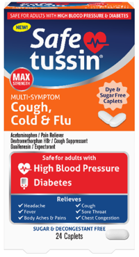 Picture of Kramer Laboratories Recalls Safetussin Max Strength Multi-Symptom Cough, Cold and Flu Blister Packs Due to Risk of Child Poisoning; Violation of Federal Regulation for Child Resistant Packaging