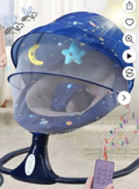 Picture of COMEONROA Infant Swings Recalled Due to Risk of Serious Injury or Death from Suffocation Hazard; Violation of the Inclined Sleeper Ban; Sold on Walmart.com by Eonroacoo