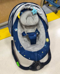 Picture of COMEONROA Infant Swings Recalled Due to Risk of Serious Injury or Death from Suffocation Hazard; Violation of the Inclined Sleeper Ban; Sold on Walmart.com by Eonroacoo