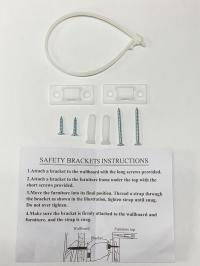 Picture of American Bolt and Screw Recalls Tip-Over Restraint Kits Distributed with Clothing Storage Units Manufactured by Canyon Furniture Due to Tip-Over and Entrapment Hazards and Risk of Serious Injury or Death; Sold on Amazon.com by Shanghai Chushuo
