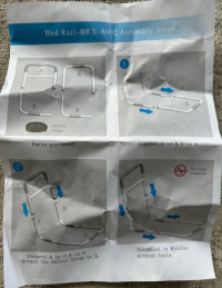 Picture of WeHwupe Adult Portable Bed Rails Recalled Due to Risk of Serious Injury or Death from Entrapment and Asphyxiation Hazards; Violation of Federal Regulations for Adult Portable Bed Rails; Sold on Amazon.com and Walmart.com by WeHwupe Store