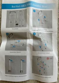 Picture of WeHwupe Adult Portable Bed Rails Recalled Due to Risk of Serious Injury or Death from Entrapment and Asphyxiation Hazards; Violation of Federal Regulations for Adult Portable Bed Rails; Sold on Amazon.com and Walmart.com by WeHwupe Store