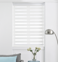 Picture of Persilux Brand Zebra Blinds Recalled Due to Strangulation and Entanglement Hazards and Risk of Serious Injury or Death; Violates Federal Rule for Window Coverings; Sold on Amazon