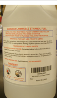 Picture of Wilteexs Bioethanol Fuel Bottles Recalled Due to Risk of Serious Injury or Death from Flash Fire; Violates Mandatory Standards for Portable Fuel Containers and Hazardous Substances; Imported by Wilteexs
