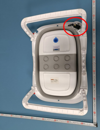 Picture of Napei Infant Bath Tubs Recalled Due to Risk of Serious Injury or Death from Ingestion Hazard; Violates Mandatory Standard for Consumer Products with Button Cell Batteries; Sold on Amazon by Sefon Store