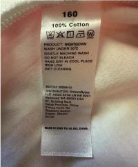 Picture of Umeyda Nightgowns Recalled Due to Risk of Serious Injury or Death from Burns; Violate Mandatory Standards for Children's Sleepwear; Sold on Amazon by Umeyda Company