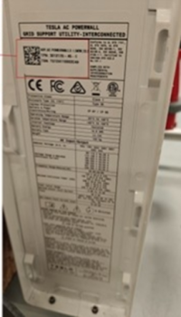 Picture of Tesla Recalls Powerwall 2 AC Battery Power Systems Due to Fire and Burn Hazards; Risk of Serious Injury or Death