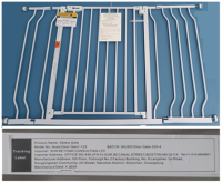 Picture of Ikuso Safety Gates Recalled Due to Risk of Serious Injury or Death to Children from Entrapment; Violates Mandatory Standard for Gates and Enclosures; Sold on Amazon by Ikuso