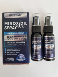 Picture of Iristar Minoxidil Spray Bottles for Hair and Beard Growth Recalled Due to Risk of Serious Injury or Death from Child Poisoning; Violates Mandatory Standard for Child-Resistant Packaging; Sold on Amazon by Moralowen