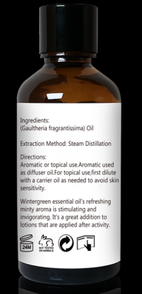 Picture of GM Gumili Wintergreen Essential Oil Bottles Recalled Due to Risk of Serious Injury or Death from Child Poisoning; Violates Mandatory Standard for Child-Resistant Packaging; Sold on Amazon by Gumili Beauty