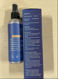 Picture of Tomum Minoxidil Hair Serum Spray Bottles Recalled Due to Risk of Serious Injury or Death from Child Poisoning; Violates Mandatory Standard for Child-Resistant Packaging; Distributed by Belleka