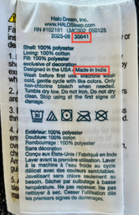 Picture of HALO Dream Recalls Magic Sleepsuits Due to Choking Hazard