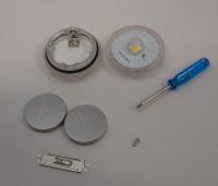 Picture of LED Lights Recalled Due to Risk of Serious Injury or Death from Battery Ingestion; Violates Mandatory Standard for Consumer Products with Coin Batteries; Sold on Amazon by Happiness Light