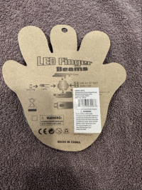 Picture of ZMC Group Recalls LED Finger Beam Lights Due to Risk of Serious Injury or Death from Battery Ingestion; Violates Mandatory Standard for Toys