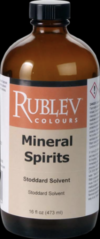 Picture of Natural Pigments Recalls Rublev Colours Gum Turpentine and Mineral Spirits Bottles Due to Risk of Serious Injury or Death from Child Poisoning; Violates Mandatory Standard for Child-Resistant Packaging