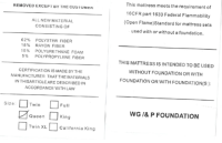 Picture of EVLWZL and Gunugu Mattresses Recalled Due to Risk of Serious Injury or Death from Fire Hazard; Violates Mandatory Standard for Mattress Flammability