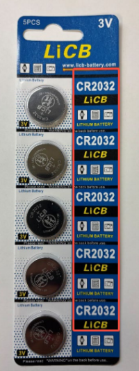 Picture of Lithium Coin Batteries Recalled Due?to Risk of Serious Injury or Death from Battery Ingestion; Violates Federal Statute for Child-Resistant Packaging of Coin Batteries; Imported and Sold on Amazon by LiCB
