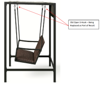 Picture of World Bright International Limited Recalls Agio Menlo Woven Patio Swings Due to Risk of Serious Injury or Death from Fall Hazard; Sold at Costco