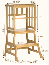 Picture of Cosyland Children's Tower Stools Recalled Due to Risk of Serious Injury and Death from Entrapment and Fall Hazards; Imported by Cosyland Official