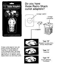 Recalled Radio Shack Outlet Adapters