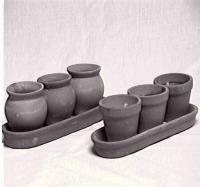 Terra Cotta Candle Set