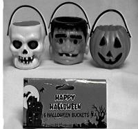 Plastic Halloween Buckets